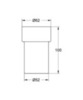 GROHE 40254000 Стакан
