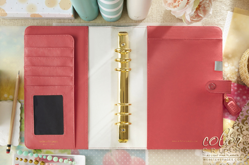 Планер с наполнением. Не датирован.  PLANNER KIT A5: Light Pink by Websters Pages.