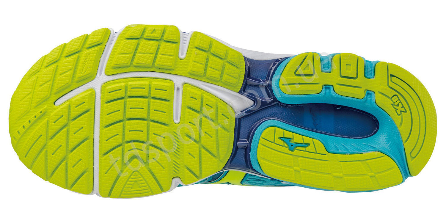 Mizuno Wave Inspire 13 кроссовки беговые женские голубые - 2