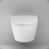 Am.Pm C8F1701MWSC Func подвесной унитаз 54 см FlashClean с сиденьем микролифт. бел мат