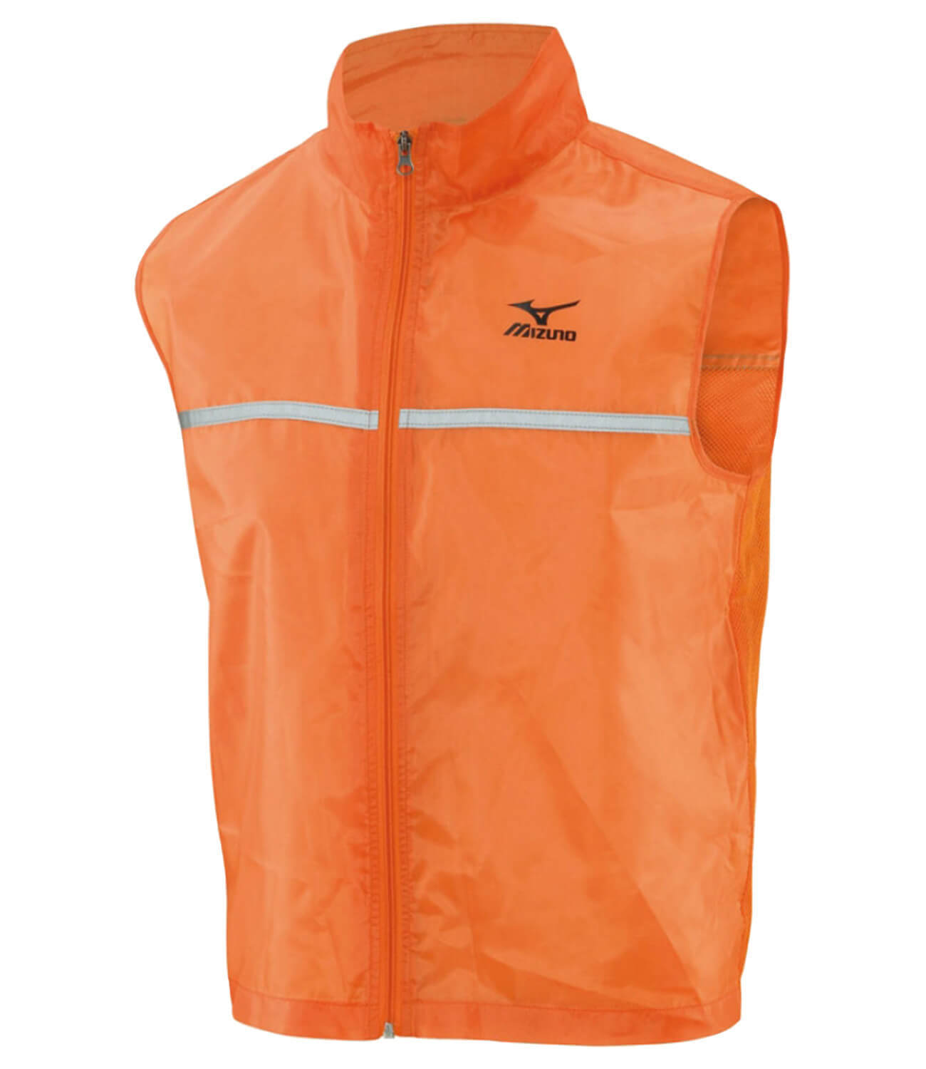 Светоотражающий жилет мужской Mizuno Running Vest оранжевый