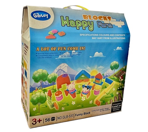 Конструктор Gibtoy для Ферма, 56дет.