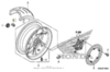 Honda Гайка колесная VFR 800 VFR 1200 CBR 1000 90381-S4L-003