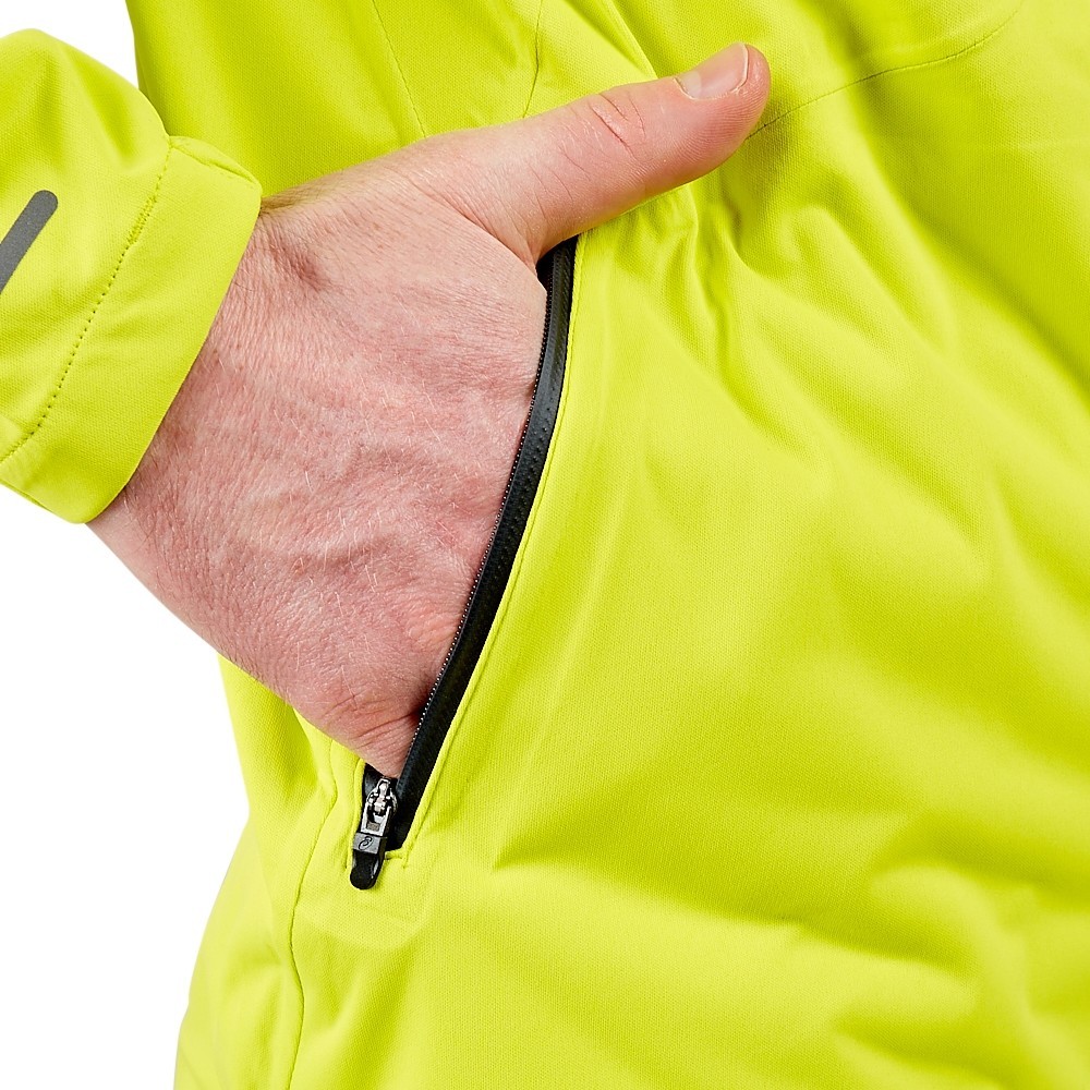 Премиальная Куртка для бега мужская Asics Accelerate желтая - 8