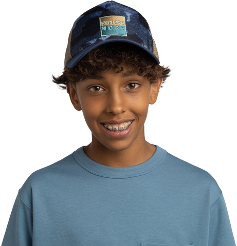 Картинка кепка Buff Trucker Cap Snigs Night Blue - 2