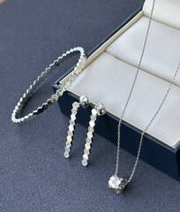 Браслет тонкий BEE Chaumet BEE white/yellow VGOLD