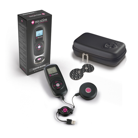 46020 / Mystim Cluster Buster, wireless eStim device starterkit Беспроводной блок для управления