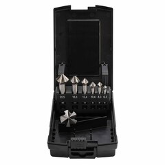 Набор зенковок 90° 6,3-25мм DIN335C 5z HSS-G 7шт MASTER-TOOL 102892MT