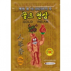 Korean Gold Insam Косметический пластырь с растительной пропиткой (женьшень) 25pcs