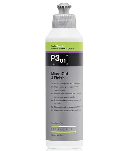 KOCH 404250 Micro Cut&Finish P3.01 паста с воском карнаубы 250мл.