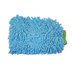 Chenille microfibre mitt