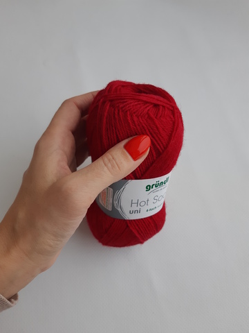Пряжа для носков Gruendl Hot Socks Uni 50 (34)