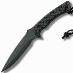 Фото Нож с фиксированным клинком Spartan Blades Ares, сталь CPM-S35VN, рукоять черная микарта, чехол черный