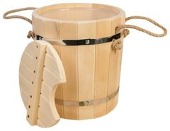 Запарник с пластиковой вставкой с крышкой (10л)