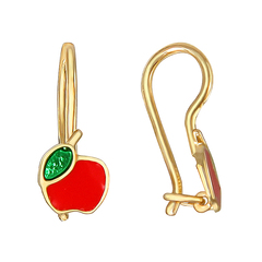 Детские серьги из золота