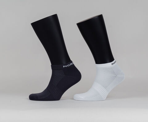 Nordski Run комплект спортивных носков black-white