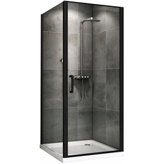 Abber Sonnenstrand AG04100B-S70B Душевой уголок, 100x70x195, цвет: чёрный фото