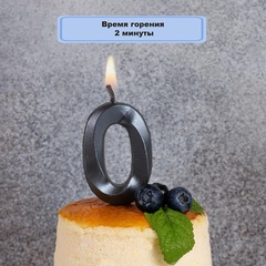 Свеча-цифра, ‎Грань, Черный жемчуг 