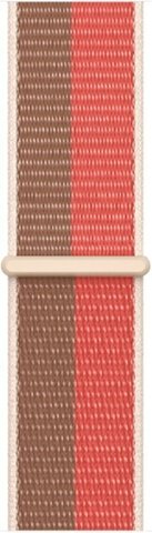 Ремешок Apple  45 mm Pink Pomelo/Tan Sport Loop - Regular ML303ZM/A)