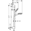 Hansgrohe Crometta 26533400 Душевой гарнитур 65 см