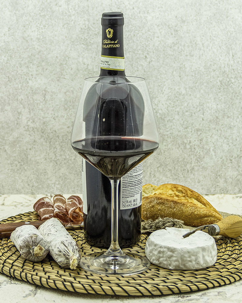 Вино Fattoria di Calappiano Кьянти Ризерва Виничиано Красное Сухое 2015 г.у. 13,5% 0,75 л, Италия