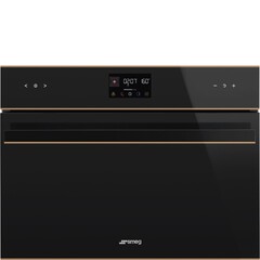 Духовой шкаф Smeg SO4602M1NR, встраиваемый, с СВЧ, 11 программ, гидролизная очистка