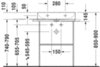 Duravit DuraSquare 2353600041 Раковина мебельная