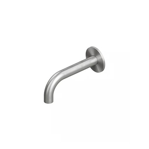 QuadroDesign BC004AS Излив из стены, цвет Brushed Stainless Steel