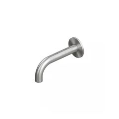 QuadroDesign BC004AS Излив из стены, цвет Brushed Stainless Steel фото