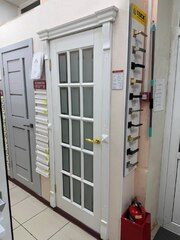 Комплект межкомнатной двери Аргус Прима Белый жемчуг 700х2000 мм
