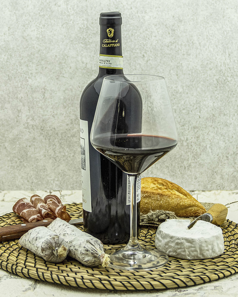 Вино Fattoria di Calappiano Кьянти Ризерва Виничиано Красное Сухое 2015 г.у. 13,5% 0,75 л, Италия