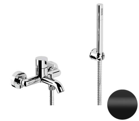 Remer Metrica MC02NO Смеситель для ванны, цвет: черный матовый