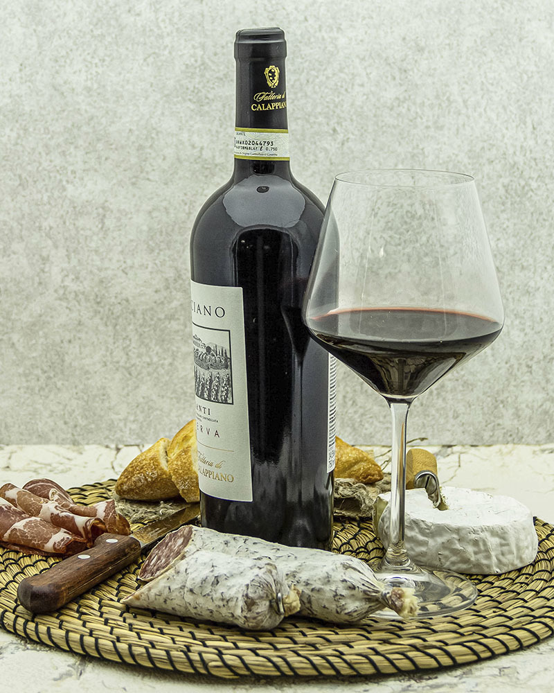 Вино Fattoria di Calappiano Кьянти Ризерва Виничиано Красное Сухое 2015 г.у. 13,5% 0,75 л, Италия