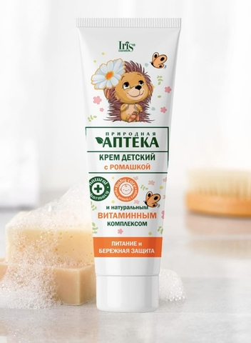 IRIS ПРИРОДНАЯ АПТЕКА Крем Детский с ромашкой  и натуральным витаминным комплексом 100мл