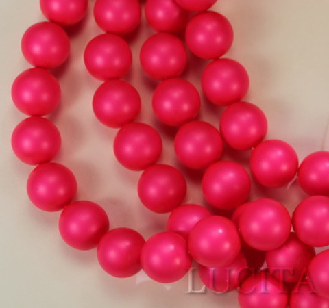 5810 Хрустальный жемчуг Сваровски Crystal Neon Pink круглый 10 мм