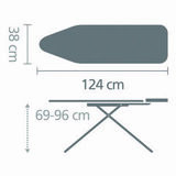 Гладильная доска 124 x 38 см (B), Тихий шелест, артикул 219344, производитель - Brabantia, фото 7