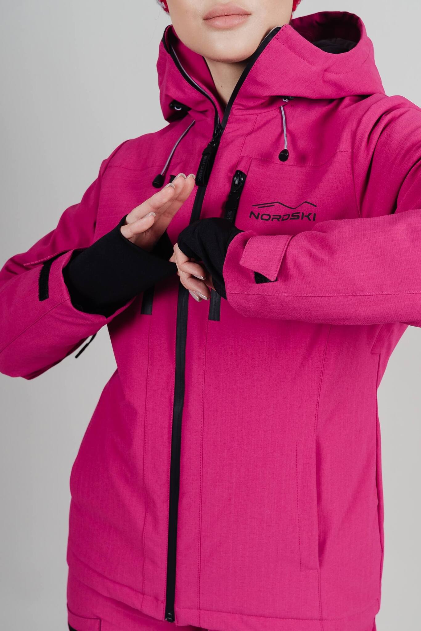 Женская горнолыжная куртка Nordski Lavin 2.0 fuchsia - 10
