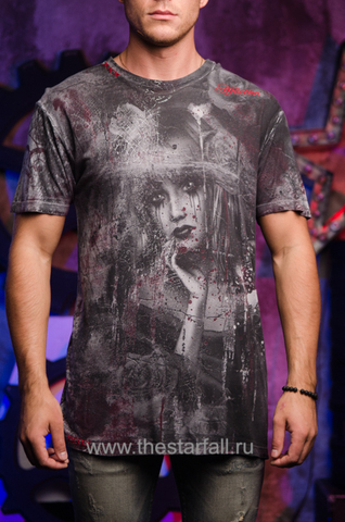 Affliction | Футболка мужская из бамбука EDEN Bamboo Tee A735 перед