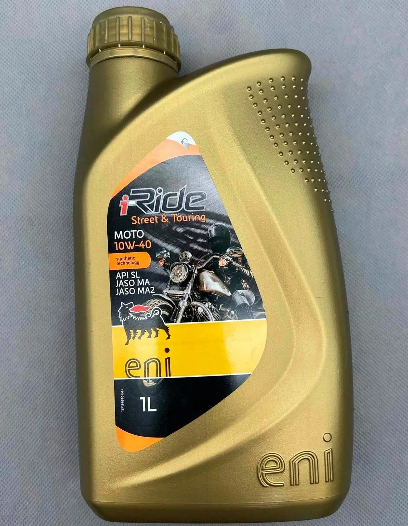 Масло моторное 4Т мототехника ENI i-Ride moto 10W40 1л