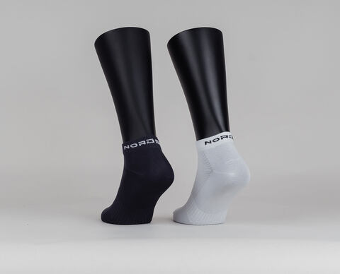 Nordski Run комплект спортивных носков black-white