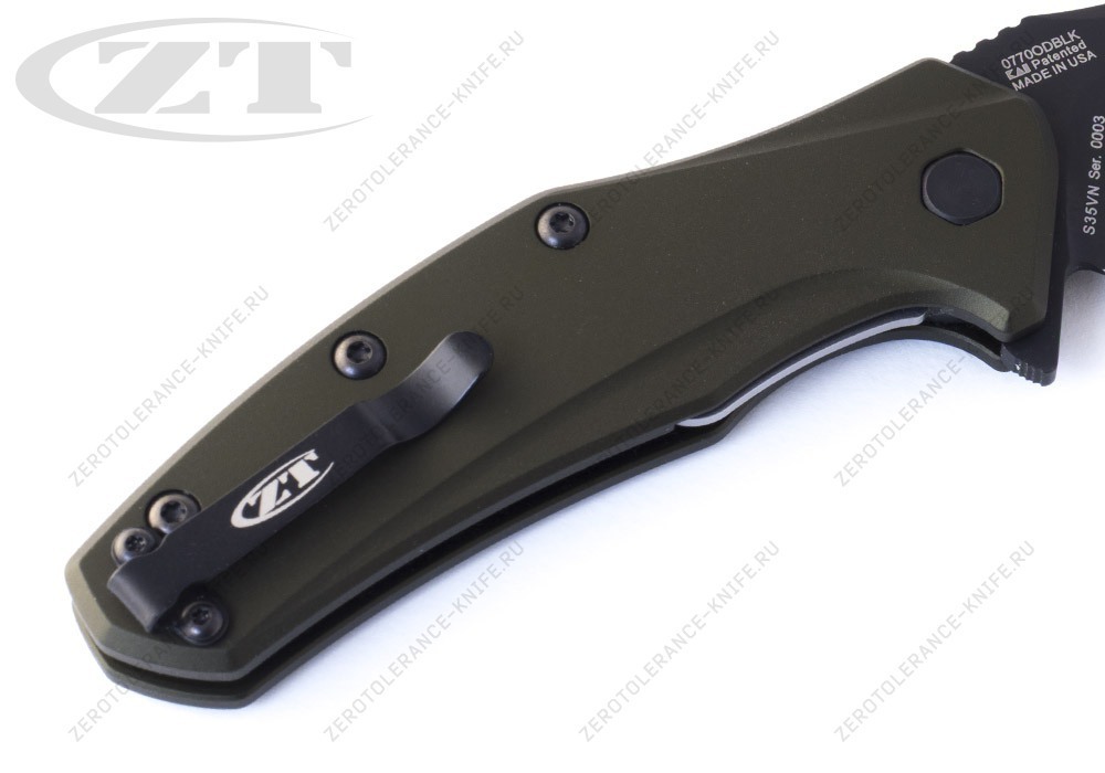 Нож Zero Tolerance 0770ODBLK First 3 - фотография 