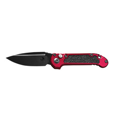 Фото Автоматический нож Microtech LUDT Gen III S/E, сталь M390MK, рукоять алюминий, бордовый
