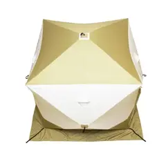 Купить Палатка для зимней рыбалки Helios Куб трехслойная 1,8х1,8 (HS-ISCI-180YG)