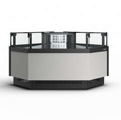 Гастрономическая витрина BAVARIA 4 Carboma GC110 VM-5-2 внешний угол открытая (версия 2.0) (без боковин)