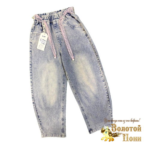 Джинсы Baggy девочке (4-9) 260507-LST-7731