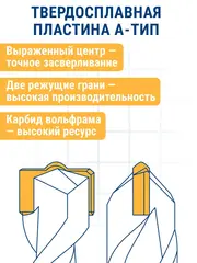 Бур SDS-plus ПРАКТИКА 8 х 300/360 мм серия Профи по бетону (031-815)