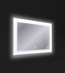 Зеркало LED DESIGN 030 80 с подсветкой с антизапотевателем прямоугольное