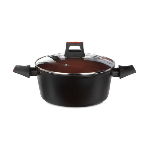 Кастрюля с крышкой, 3,5 л, диам. 24 см KITCHENSTAR Terra арт.A123FAK-0524B