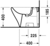 Duravit DuraStyle 2284100000 Биде напольное