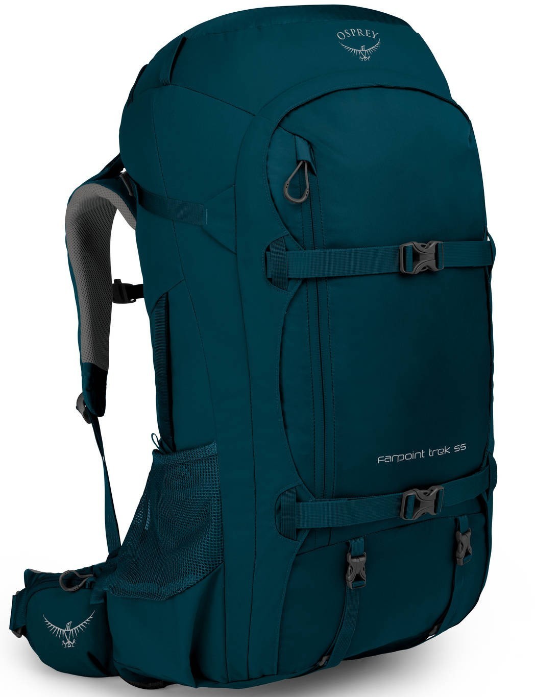 Туристические рюкзаки Рюкзак Osprey Farpoint Trek 55 Black Farpoint_Trek_55_F19_Side_Petrol_Blue_web.jpg